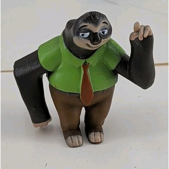 Disney World of Zootopia 7 Figures Toy Lot Set Cake Toppers 2 Tomy Judy Hopps - Picture 5 of 15